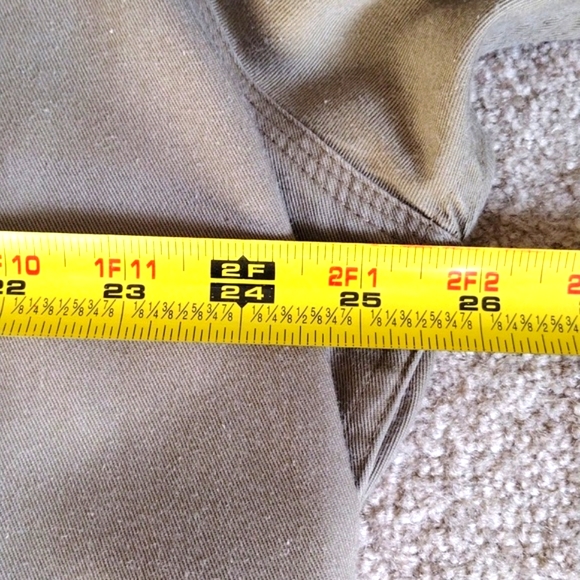 JOHN DEERE:  Men's XL TAN Work Shirt Button up - Picture 5 of 8